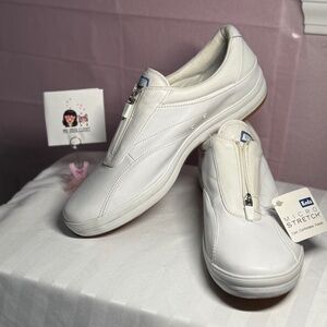 👟 Keds All-Leather Zipper Sneakers – Men’s 10.5 | Women’s 12